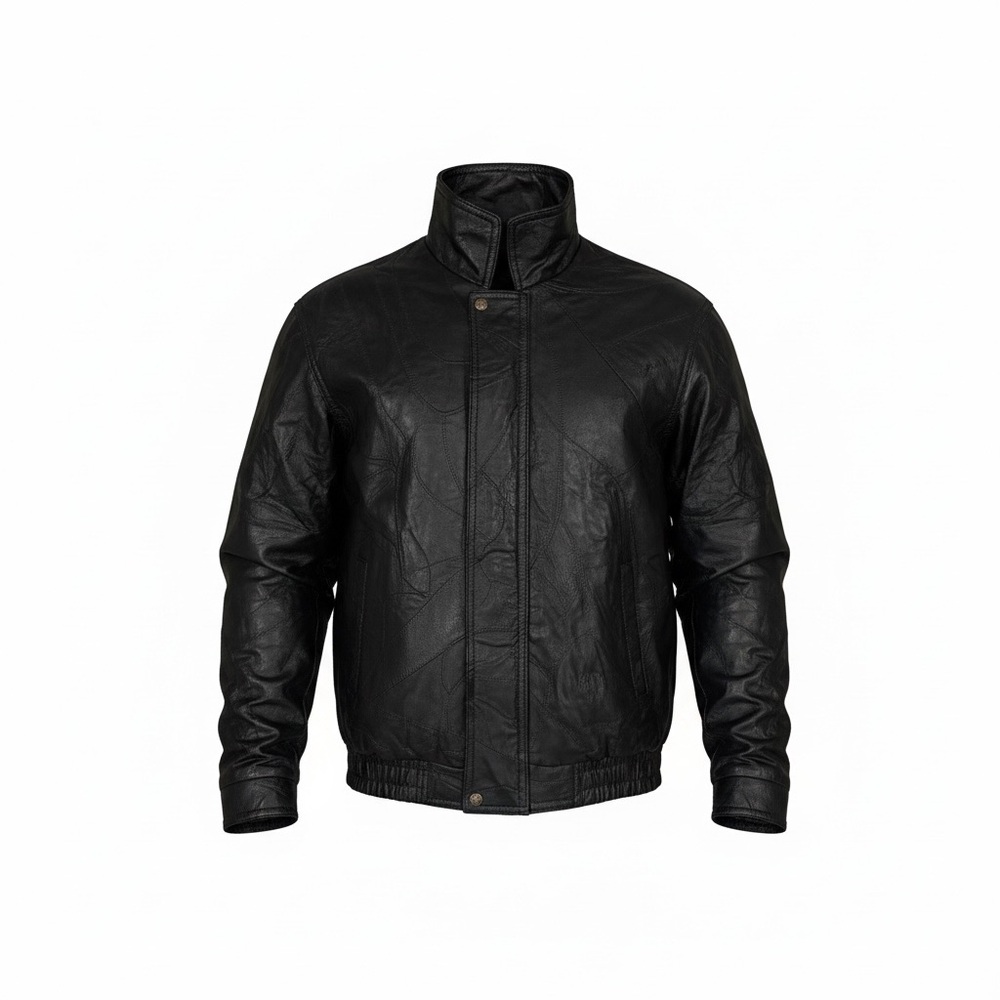 Classic Black Leather Jacket for Men